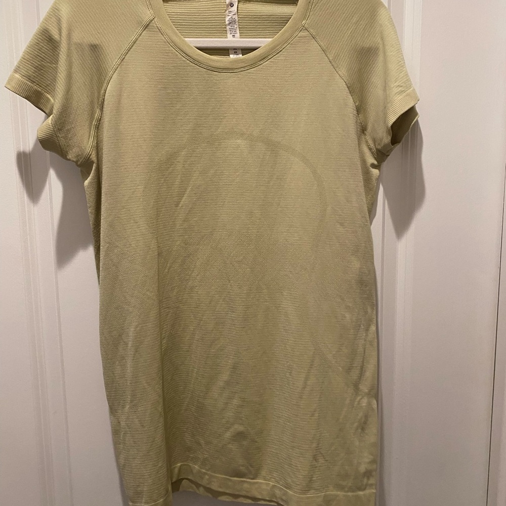 Lululemon Athletica Olive Green Tee